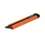 Cutter rétractable en plastique avec lame en acier au carbone et recharges couleur orange