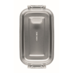 Boîte repas en plastique avec intérieur en acier inoxydable recyclé 750 ml couleur gris sixième vue