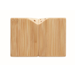 Set salière et poivrière en bambou avec connexion magnétique couleur bois sixième vue