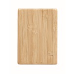 Set salière et poivrière en bambou avec connexion magnétique couleur bois huitième vue