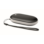 Chauffe-mains en aluminium avec 3 niveaux de chaleur 5 000 mAh couleur noir