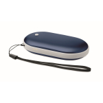 Chauffe-mains en aluminium avec 3 niveaux de chaleur 5 000 mAh couleur bleu
