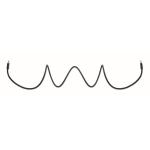 Câble magnétique tressé en RPET Type-C 60 W, 1 m couleur noir quatrième vue