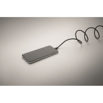 Câble magnétique tressé en RPET Type-C 60 W, 1 m couleur noir cinquième vue photographique