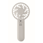 Ventilateur portable et pliable en plastique avec 3 vitesses couleur blanc