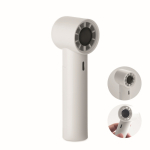 Ventilateur portable à main en plastique avec 5 vitesses couleur blanc