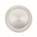 Gourde en RPET anti-fuite avec fermeture sécurisée et capacité de 1 L couleur transparent troisième vue