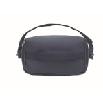 Sac isotherme en PU avec polyester recyclé, poche et bandoulière 5,5 L couleur bleu cinquième vue