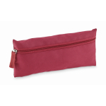 Trousse zippée en polyester RPET 300D couleur bordeaux