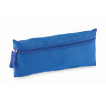 Trousse zippée en polyester RPET 300D couleur bleu roi