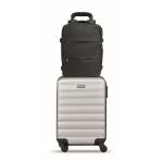 Sac à dos cabine extensible en polyester RPET 600D 15'' couleur noir huitième vue