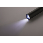 Lampe torche rechargeable en aluminium recyclé de 110 lumens couleur noir cinquième vue photographique