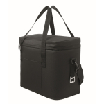 Sac isotherme 600D RPET avec doublure isolante PEVA 18 L couleur noir