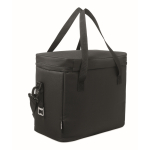 Sac isotherme 600D RPET avec doublure isolante PEVA 18 L couleur noir deuxième vue