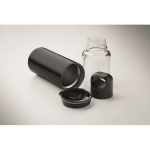 Gourde 2 en 1 en acier inoxydable avec gobelet double paroi 610 ml couleur noir sixième vue photographique