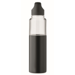 Gourde 2 en 1 en acier inoxydable avec gobelet double paroi 610 ml couleur noir neuvième vue