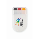 Stick de peinture corporelle de différents drapeaux en étui couleur jaune vue principale