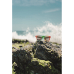 Lunettes de soleil multicolores arc-en-ciel avec protection UV400 couleur multicolore vue d'ambiance