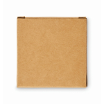 Set de 4 surligneurs fluorescents dans une boîte kraft personnalisable couleur beige septième vue