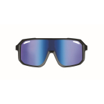 Lunettes de soleil sport avec verres miroirs UV400 couleur bleu deuxième vue