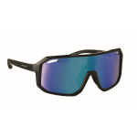 Lunettes de soleil sport avec verres miroirs UV400 couleur bleu vue principale