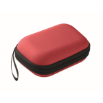 Trousse de premiers secours dans étui rigide en plastique couleur rouge deuxième vue