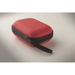 Trousse de premiers secours dans étui rigide en plastique couleur rouge cinquième vue photographique