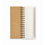 Ensemble compact de notes avec anneaux et autocollants assortis couleur beige cinquième vue