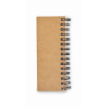 Ensemble compact de notes avec anneaux et autocollants assortis couleur beige septième vue