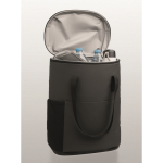 Sac à dos isotherme RPET 600D déperlant 20 L couleur gris foncé troisième vue photographique