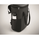 Sac à dos isotherme RPET 600D déperlant 20 L couleur gris foncé vue photographique