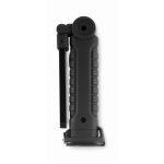 Lampe de travail en aluminium rechargeable 1200 mAh rotative à 270° couleur noir