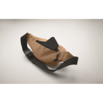 Sac banane en polyester RPET 600D avec fermetures éclair couleur kaki cinquième vue photographique