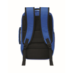 Sac à dos cabine en polyester RPET avec sangle pour trolley 15'' couleur bleu roi troisième vue