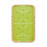Jeu de football en bois avec joueurs et accessoires couleur bois quatrième vue