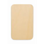 Jeu de football en bois avec joueurs et accessoires couleur bois cinquième vue