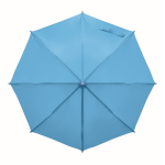 Parapluie enfant en polyester 190T avec ouverture automatique Ø46 couleur bleu ciel troisième vue