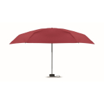 Parapluie manuel résistant au vent avec housse assortie Ø90 couleur bordeaux