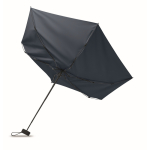 Parapluie manuel résistant au vent avec housse assortie Ø90 couleur bleu quatrième vue