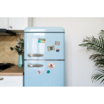 Aimant rectangulaire laminé en PVC pour marquage publicitaire couleur blanc vue d'ambiance principale