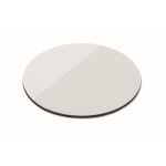 Aimant rond laminé en PVC pour marquage couleur couleur blanc troisième vue