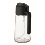 Distributeur d’huile 2 en 1 en verre avec couvercle 450ml couleur noir cinquième vue