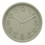 Horloge murale finition mate avec mouvement silencieux couleur vert menthe
