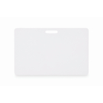 Porte-badge rigide pour tour de cou 54 x 86 mm couleur blanc