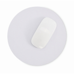 Tapis de souris en polyester antidérapant 21 cm couleur blanc troisième vue