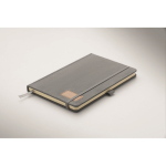 Carnet avec couverture en polyester RPET et 192 pages A5 couleur gris sixième vue photographique