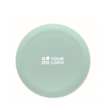 Frisbee en plastique océanique de 21 cm pour marquage couleur bleu ciel vue avec zone d'impression