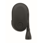 Lampe de lecture LED rechargeable en plastique avec clip et 3 modes couleur noir deuxième vue