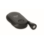 Lampe de lecture LED rechargeable en plastique avec clip et 3 modes couleur noir vue principale