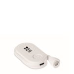 Lampe de lecture LED rechargeable en plastique avec clip et 3 modes couleur blanc vue avec zone d'impression